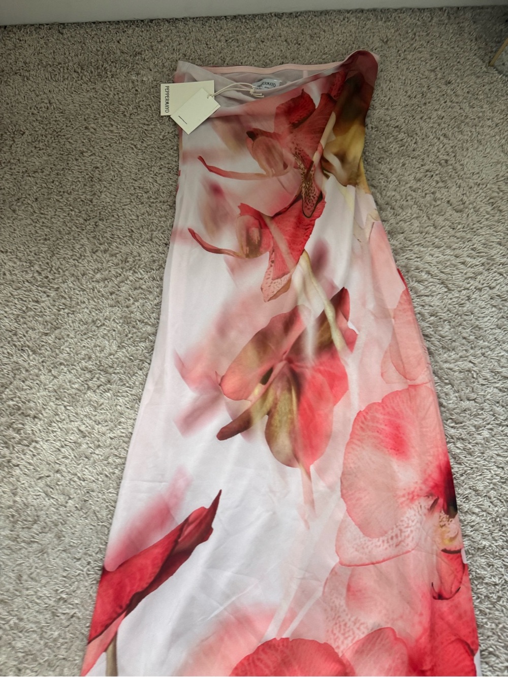 Peppermayo Pink Peach Ombre Maxi Dress